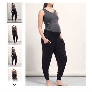 Boob, OONO Once-on-Never-Off Easy Pants in Black (Size Large)